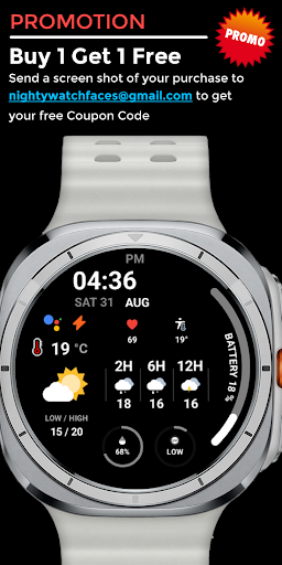 Night ver 30 - watch face screenshot 10