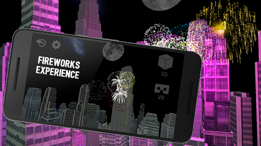 Android application Fireworks VR Experience screenshort