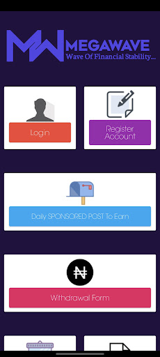 Android application Megawave App screenshort