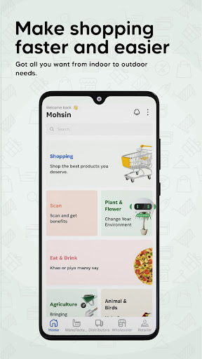 Android application ShopEZ: Online Shopping App screenshort