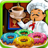 Coffee Maker & Donut Cooking icon