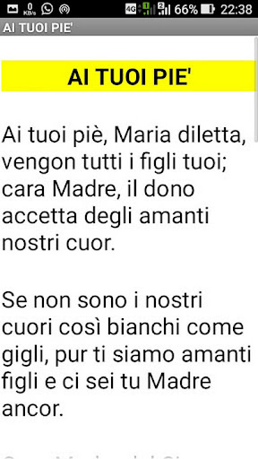 Canti a Maria Santissima Screen 2