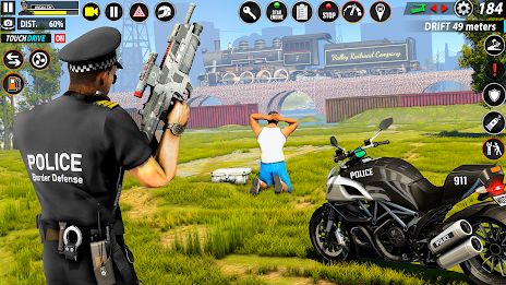 jogos de moto bike da polícia poster 4