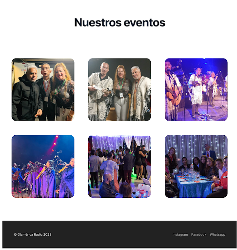 Android application Ola América Radio screenshort
