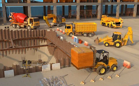 echtes Straßenbau-3D-Spiel