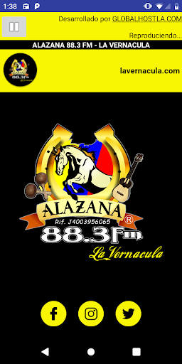 Android application LA VERNACULA 88.3 FM screenshort