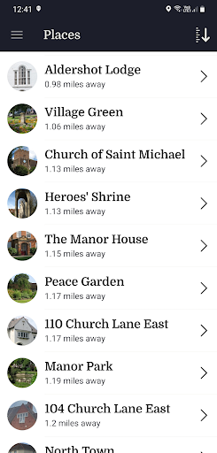 Aldershot Heritage Trails Screen 2
