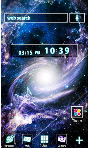 Android application Galaxy Quest Wallpaper Theme screenshort