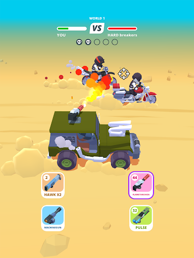 Desert Riders: Car Battle Game - Action - games