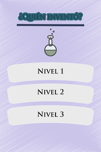 Android application Quiz Inventores screenshort