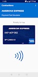 screenshot of American Express Payment Test 