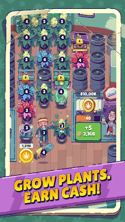 Game screenshot Weed Train : Idle Grow Tycoon mod apk