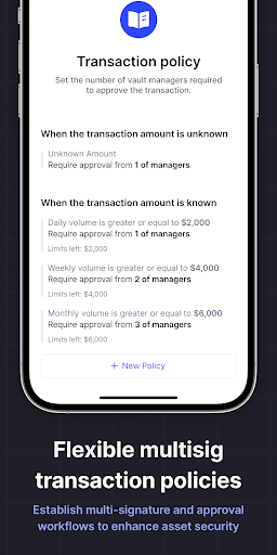 MPCVault - Multisig Wallet Screen 3