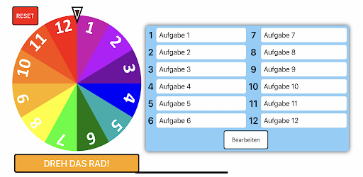 Android application Custom Lucky Wheel screenshort