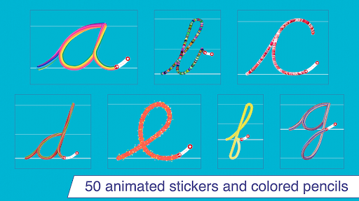 Screenshot of Cursive Writing Wizard - Kids