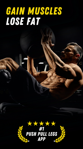 Android application FitPPL: Push Pull Legs Routine screenshort