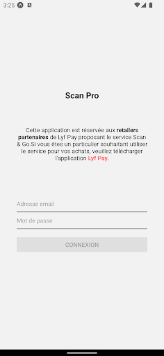 Android application Scan Pro screenshort