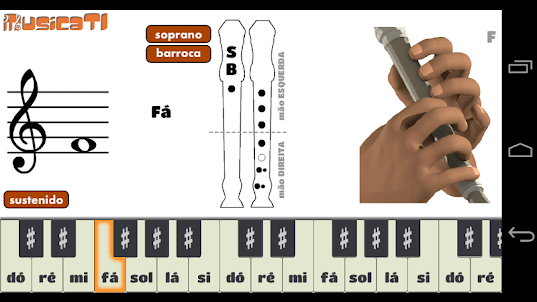 Flauta Doce (digitação)