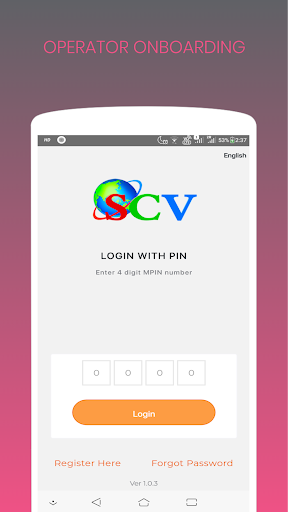 Android application SCV Payments screenshort