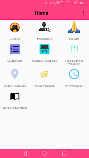 Learn Luo Screen 2