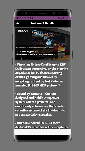 Epson EpiqVision LS300 Guide Screen 2