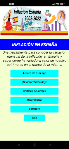 Android application Inflación España screenshort