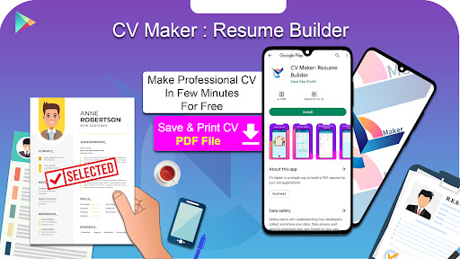Android application CV Maker: Resume Builder screenshort