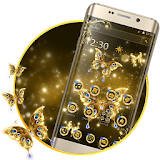 Dazzling Gold Butterfly 2d Theme icon
