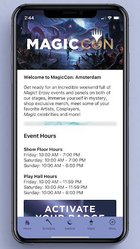 Android application MagicCon: Amsterdam screenshort