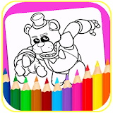 coloring page fnaff icon