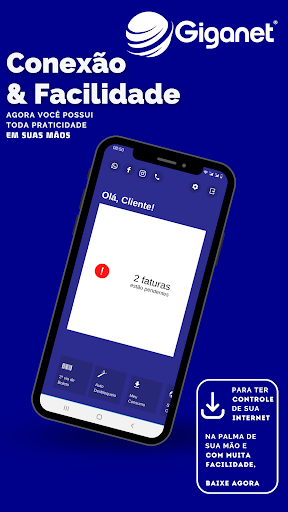 Android application GIGANET screenshort
