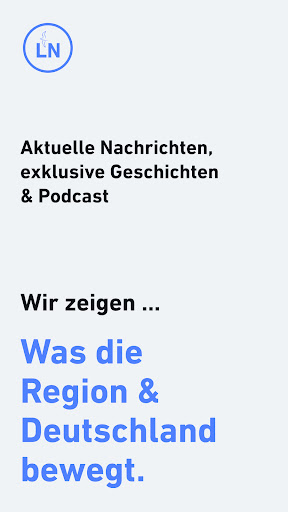 Android application LN - Nachrichten und Podcast screenshort