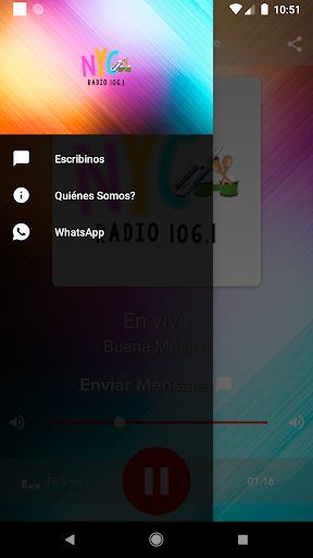 Radio NYC Bariloche Screen 2