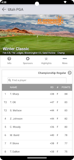 Utah PGA Screen 3