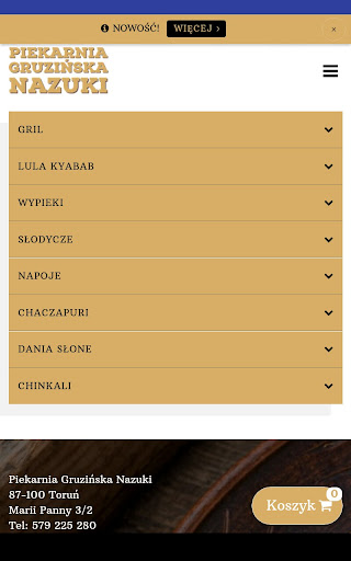 Piekarnia Gruzińska Nazuki