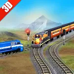 Cover Image of Download Train Racing Games 3D 2 Player  APK