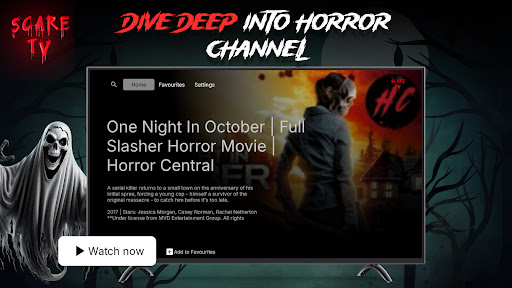 Screenshot of Scare TV