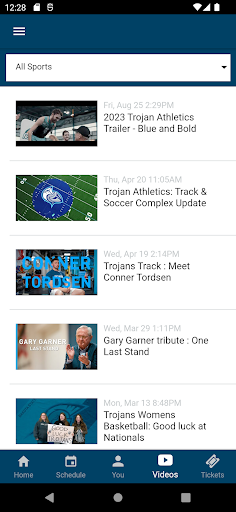 Screenshot of Trojan Nation Fan