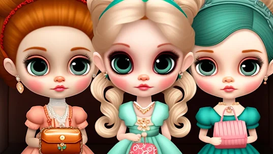 Cute Dolls: Dressup Game