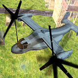 Vertical takeoff battle game icon