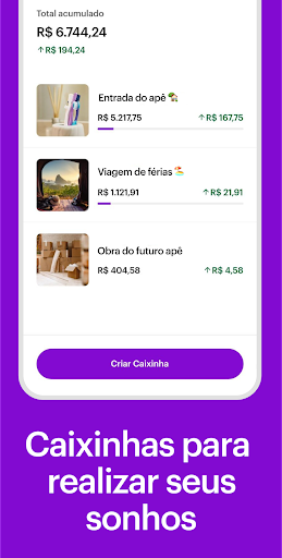 Screenshot of Nubank: conta, cartão e mais