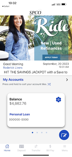 SPCO Credit Union Screenshot 2 - AppWisp.com