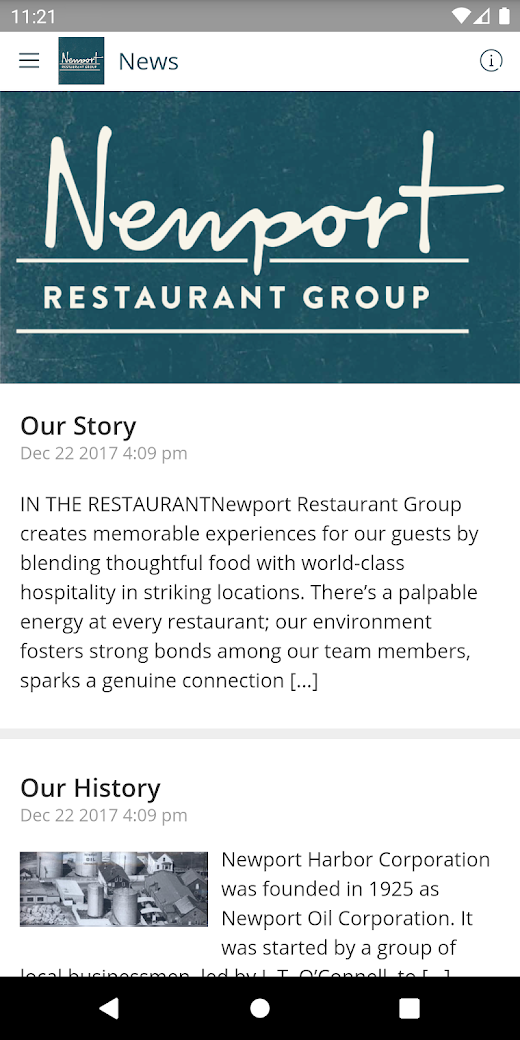 Android application NRG GO: App for NRG screenshot