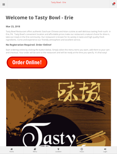Tasty Bowl Erie Online Order