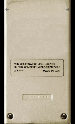 Calculator MR 610 pro Screen 3