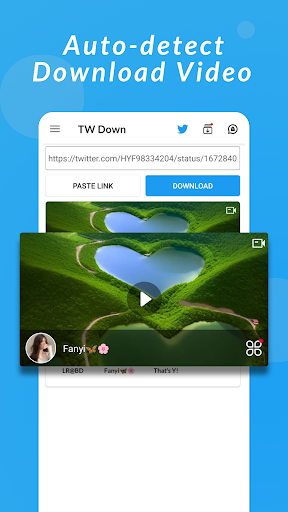 Android application Download Twitter Videos - GIF screenshort
