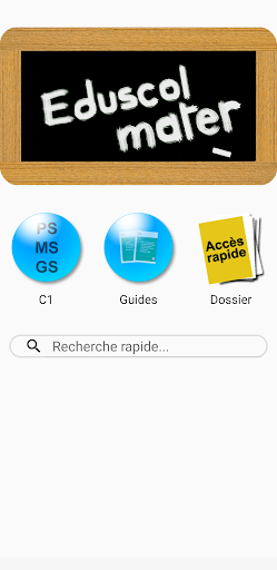 Android application Eduscol mater screenshort