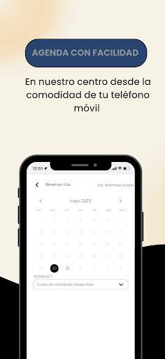Android application Joy Wellness Studio screenshort
