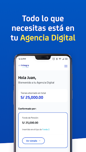 Android application AFP Integra screenshort