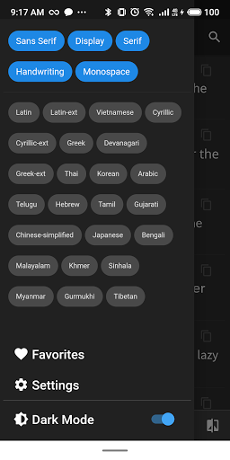 Font Finder for Flutter Screen 2